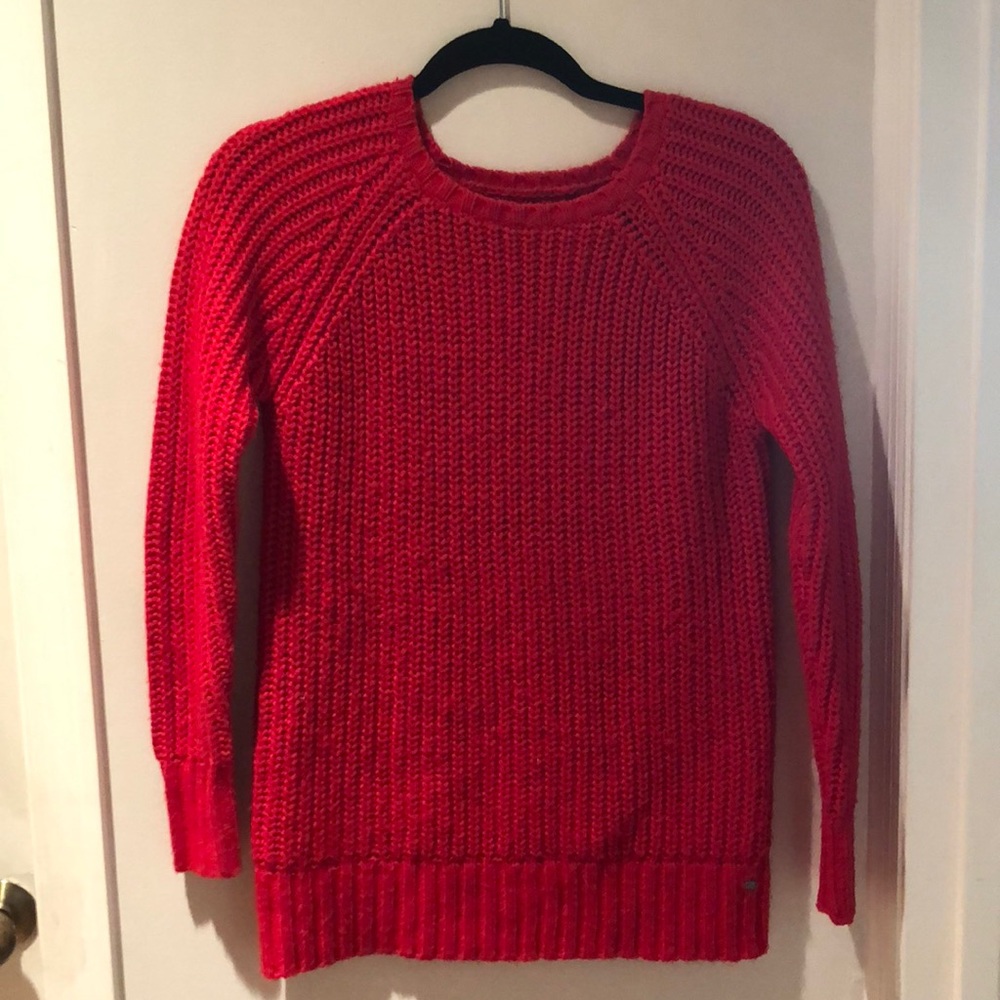 Red American Eagle Jegging Sweater